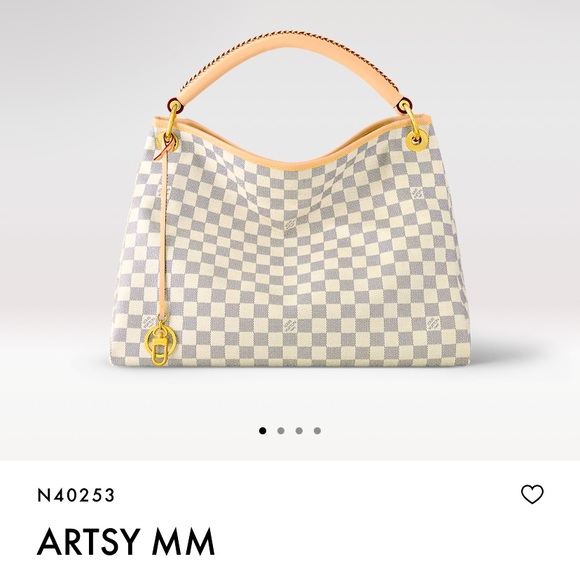 Louis Vuitton Artsy MM Oversized Slouchy purse. Beautiful Azure Demure leather - Picture 1 of 15